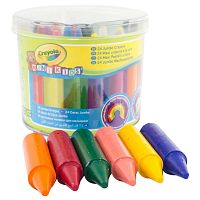 Набор 24 восковых мелка для малышей в бочонке Crayola 784