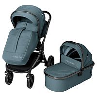 Коляска 2 в 1 Amarobaby Motus бирюзовый