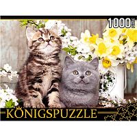 Пазл Котята в весенних цветах 1000 элементов Konigspuzzle ШТK1000-0647 26
