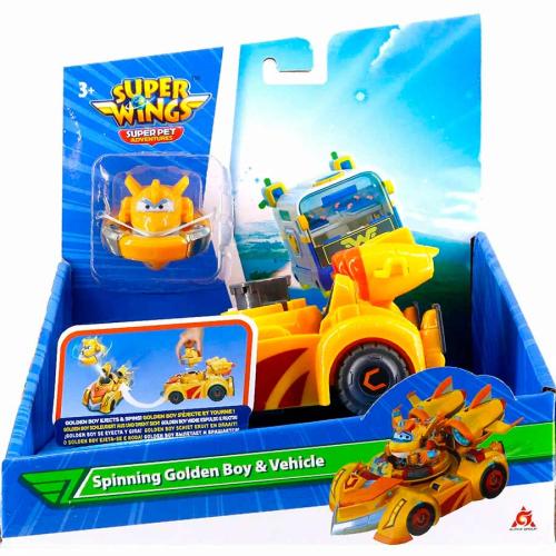Машинка с вращающимся Голден Боем Super Wings EU770331 фото 5