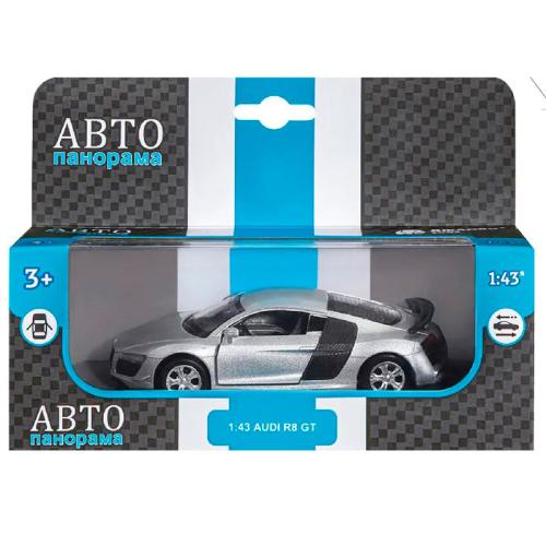 Коллекционная машинка инерционная Audi R8 GT 1:43 Автопанорама JB1200138 фото 4