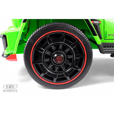 Детский электромобиль RiverToys Z777ZZ зеленый