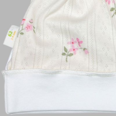 Шапочка-узелок Космея Чуди Кидс 400325Б-25 молочный 02