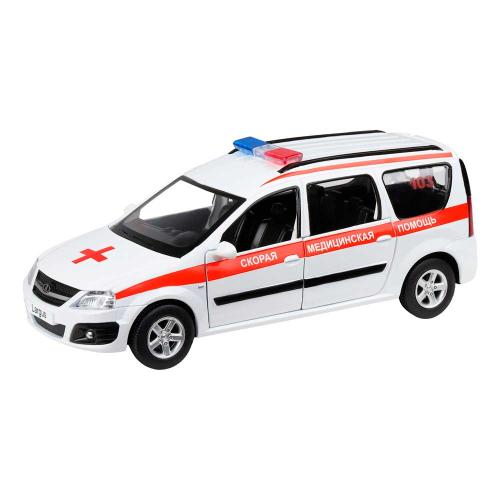 Коллекционная машинка Lada Largus Скорая помощь Автопанорама JB1251417