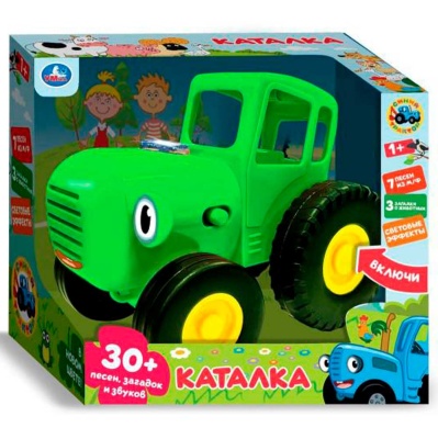 Каталка музыкальная 30 песен и звуков Синий Трактор Умка