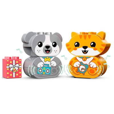 Конструктор Lego Duplo Мой первый щенок и котёнок и их звуки Lego 10977 2