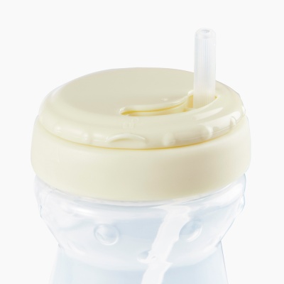 Поильник для кормления с трубочкой 360 мл Happy Baby 14011 cream 2 Поильник для кормления с трубочкой 360 мл Happy Baby 14011 cream 2
