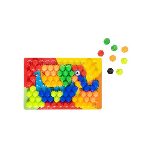 Мозаика для малышей Baby Toys Трактор 107 элементов Десятое Королевство 03579 фото 3