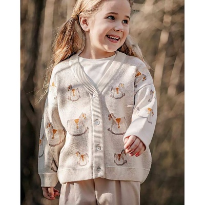 Джемпер Лошадка для девочки и мальчика Наследникъ НВ-МТ-013-НТ 2