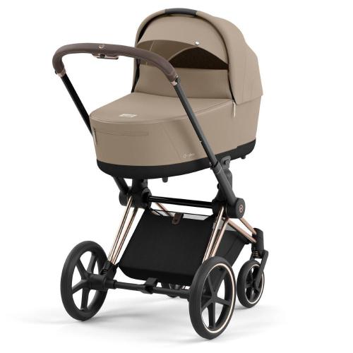 Коляска 2 в 1 Cybex Priam IV Rosegold Cozy Beige фото 12