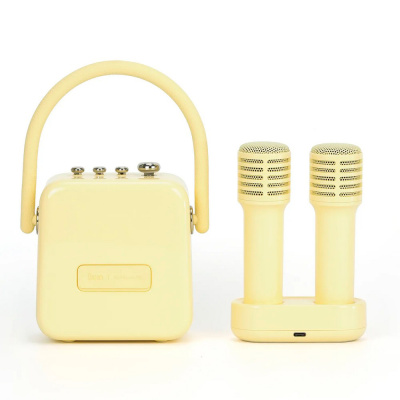 Портативная колонка SongBird-SE с двумя микрофонами Divoom 90100058233 лимонная 12