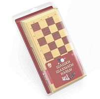 Игра настольная Шашки-Шахматы-Нарды Десятое королевство 03892