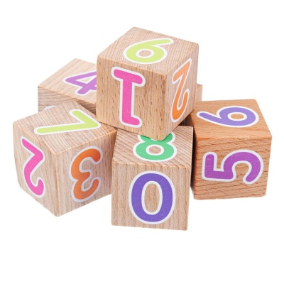 Деревянные кубики Цифры Elefantino IT108112 3