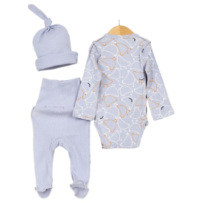 Комплект для новорожденных Baby boom КН149/1-К голубой 02