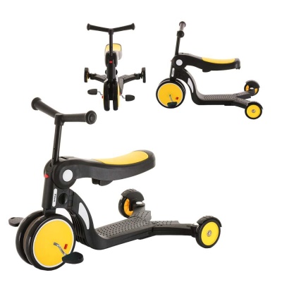 Трёхколёсный самокат Pituso HD-200-Yellow жёлтый