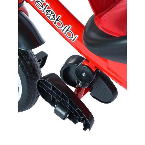 Велосипед трёхколёсный с родительской ручкой Velobibi Меркурий ВЛ-0867 красный фото 14