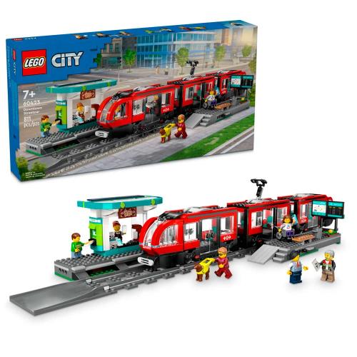 Конструктор Lego City 60423 Трамвай и трамвайная станция фото 6
