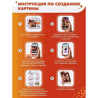 Картина по номерам по фото Neon Наша игушка MZK03 5