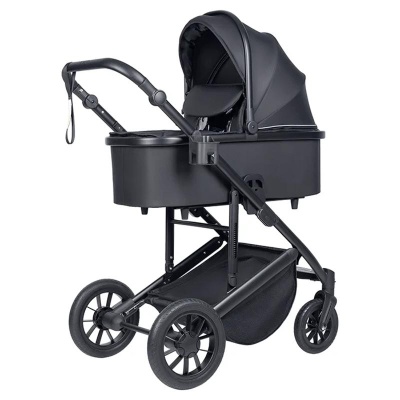 Коляска 2 в 1 Farfello Solo Duo Comfort SOLO-3 Black