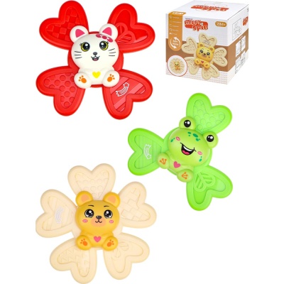 Погремушка-спиннер на присоске Рыжий кот Y19815024