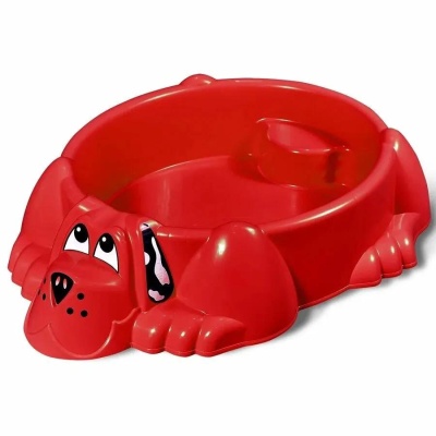 Песочница Собачка PalPlay П-374 красный-голубой 04