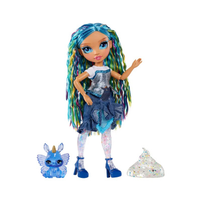 Кукла Шиммерс Скайлер голубая с аксессуарами RAINBOW 68382 2