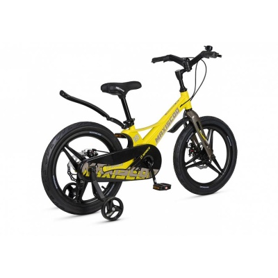Велосипед детский Maxiscoo Space Deluxe 18 MSC-S1841D жёлтый матовый 04