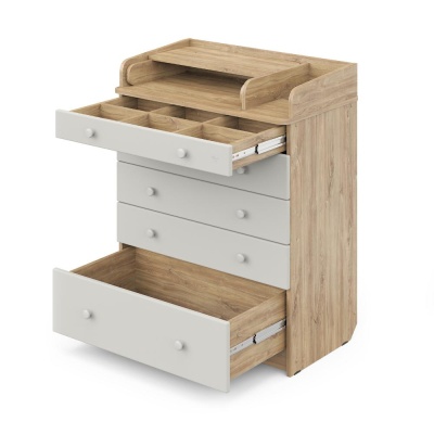 Комод с органайзером Атон Maks 805 дуб канзас-серый 04