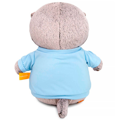 Мягкая игрушка Кот Басик Baby в свитшоте с ягодно-цветочным принтом Budi Basa BB-166 3