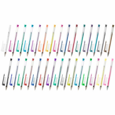 Ручки гелевые 30 цветов 0.5 мм Brauberg Kids 143819 2