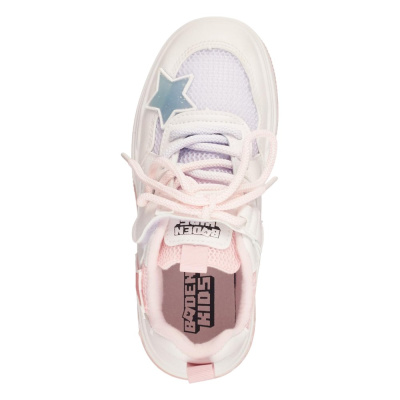 Кеды школьные Baden KAC081-010 бело-розовый 04