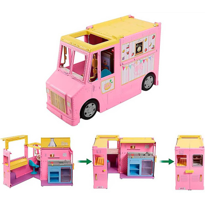 Игровой набор Барби фургон кафе Lemonade Truck Mattel HPL71 4