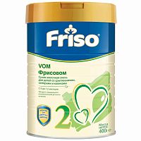 Молочная смесь с пребиотиками Vom 2 с 6 мес 400г Friso