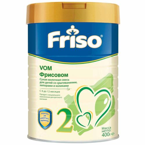 Молочная смесь с пребиотиками Vom 2 с 6 мес 400г Friso