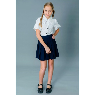 Блузка школьная для девочки Deloras С64304S белая 3
