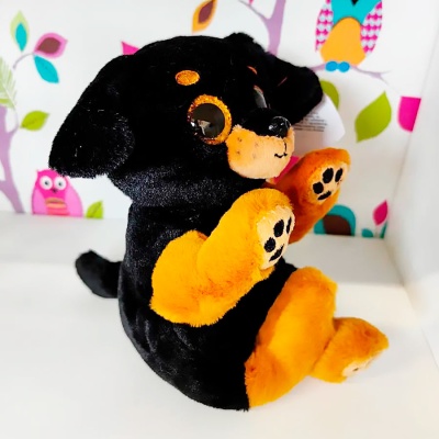 Мягкая игрушка Ротвейлер Рэнди 15 см Beanie Babies Ty Inc 41290 3