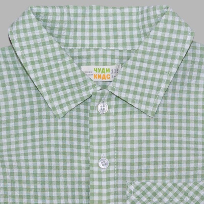 Рубашка Чуди Кидс 334625-1 зелёный 02