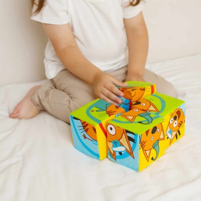 Мягкие кубики Три Кота Собери картинку Мякиши 768