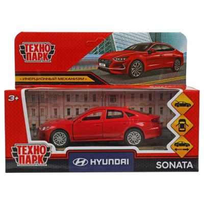 Коллекционная машинка Hyundai Sonata Технопарк SONATA-12-RD