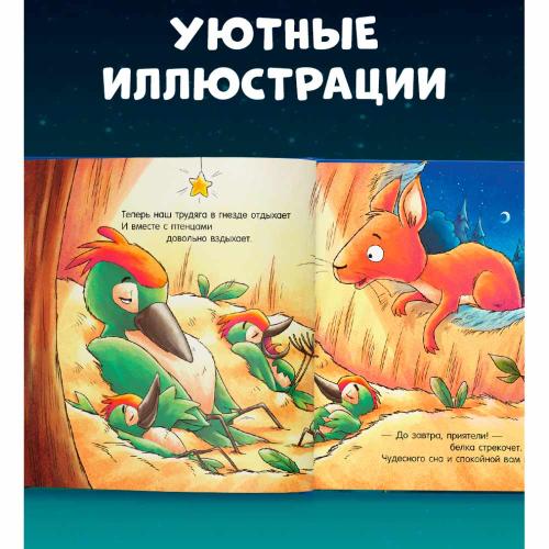 Книга Сказка на ночь лесные зверята Clever фото 4