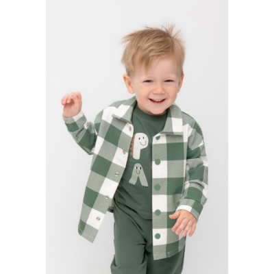 Рубашка Crockid КР 302538/1 лесной мох 05