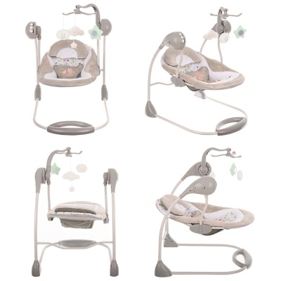 Детские электрокачели Ariola Grey Pituso 27214