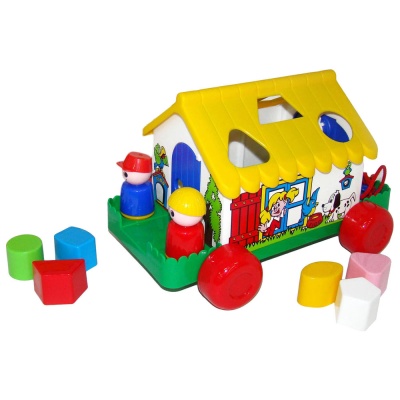 Каталка-сортер Игровой дом Полесье 6202