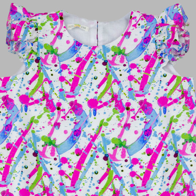 Платье Абстракция Чуди Кидс 679626Ц2-2 молочный 02