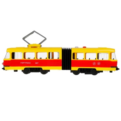 Модель инерционная Трамвай Технопарк TRAMOLDRUB-30PL-YERD 3