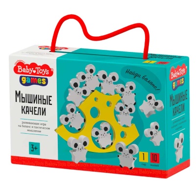 Настольная игра Балансир Мышиные качели Десятое Королевство 04379