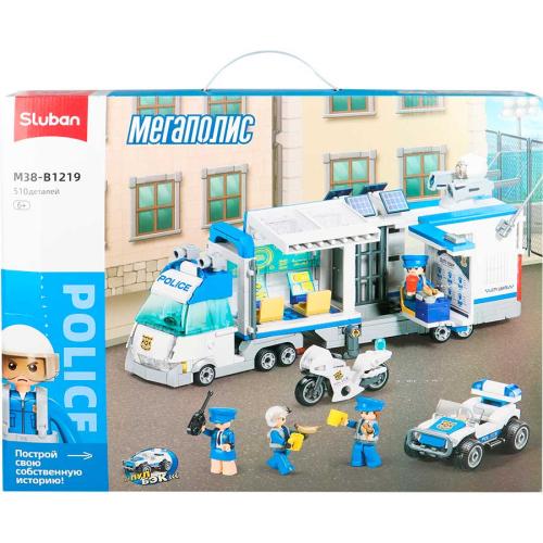 Конструктор Мобильный полицейский участок 510 деталей Sluban M38-B1219 фото 4