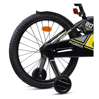 Велосипед двухколёсный 18 Rocket Phoenix 18.PHOENIX.BK/Y.25 чёрно-желтый 03