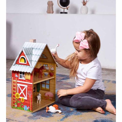Кукольный домик быстрой сборки Ферма Dream House Десятое Королевство 04713 фото 6