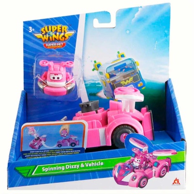 Машинка с вращающейся Диззи Super Wings EU770340